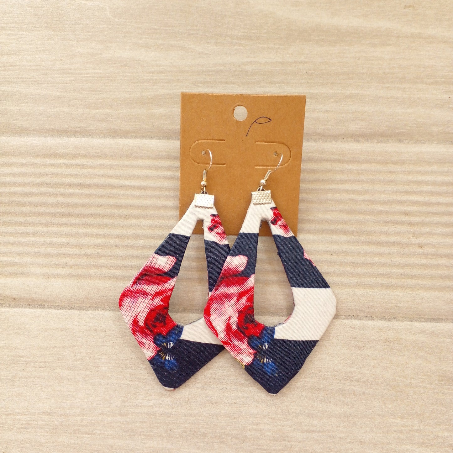 Boucles d'oreilles losange