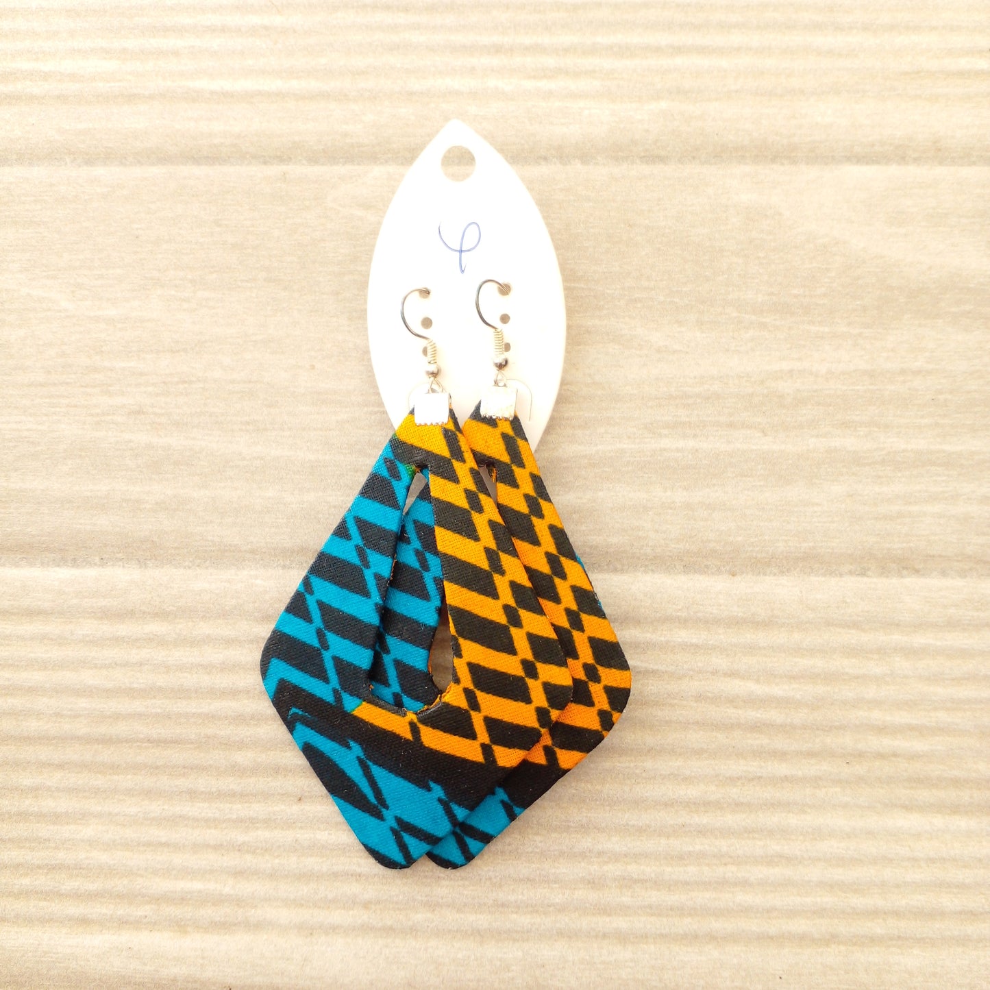 Boucles d'oreilles losanges