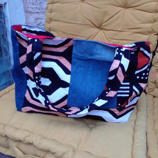 Sac shopping taille M en tissu